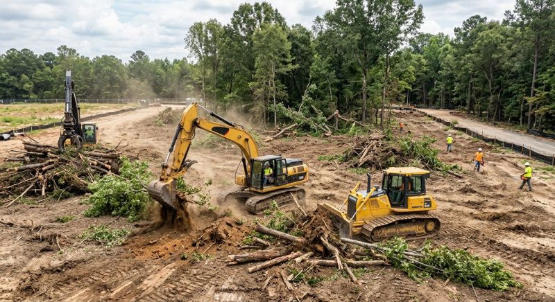 Commercial Land Clearing in Cumming, GA