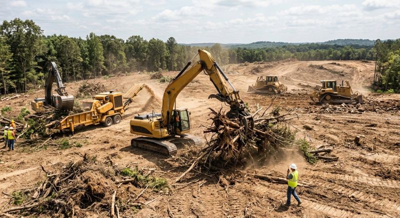 Commercial Land Preparation in Gwinnett County, GA