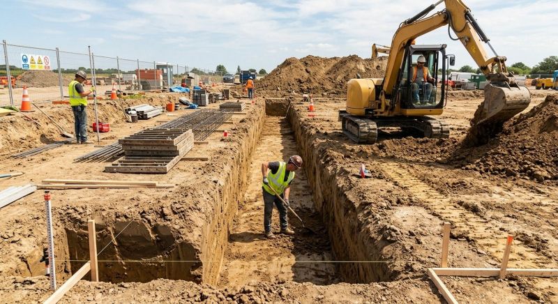Foundation Excavation in Houston, TX