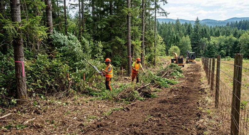 Trees Clearing in Gwinnett County, GA