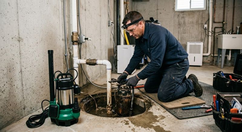 Sump Pump Relocation in Dothan, AL